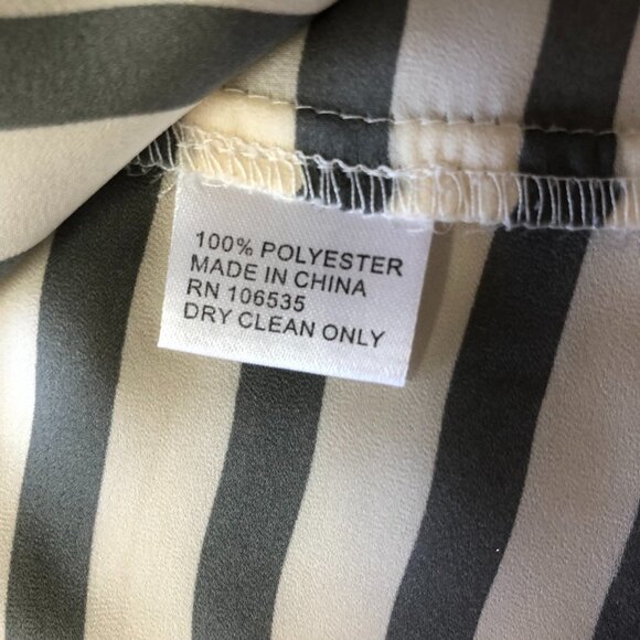 Anthropologie Maeve Striped Jeweled Neckline Blouse Top Size X-Small - Picture 6 of 10